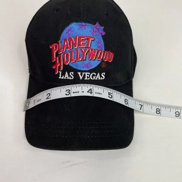 Vintage Planet Hollywood Las Vegas Hat, Adjustable Hook And Loop, Black - Picture 8 of 9